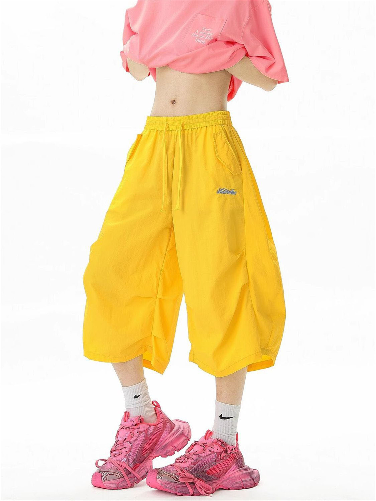 Mountain Biking Shorts Women - Bermudas Masculinas Bordadas de Secagem Rápida