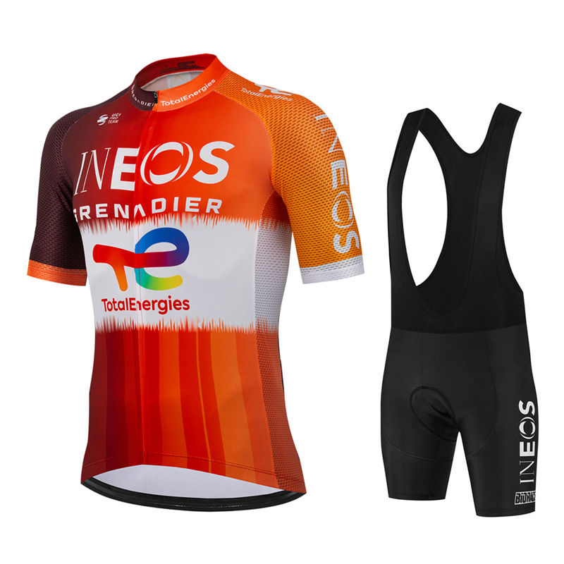 Mountain Biking New Jersey - Conjunto de Camisa de Ciclismo Ineos
