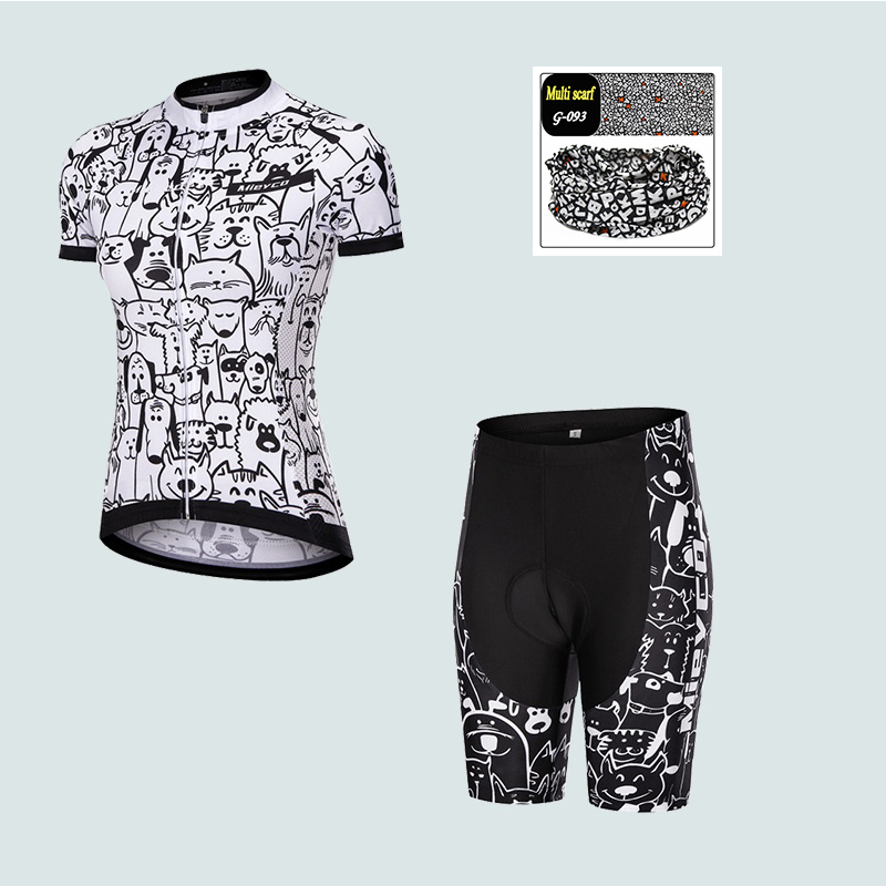 Terno de camisa de ciclismo fe - Mountain Biking Shorts Women avaliação e preço