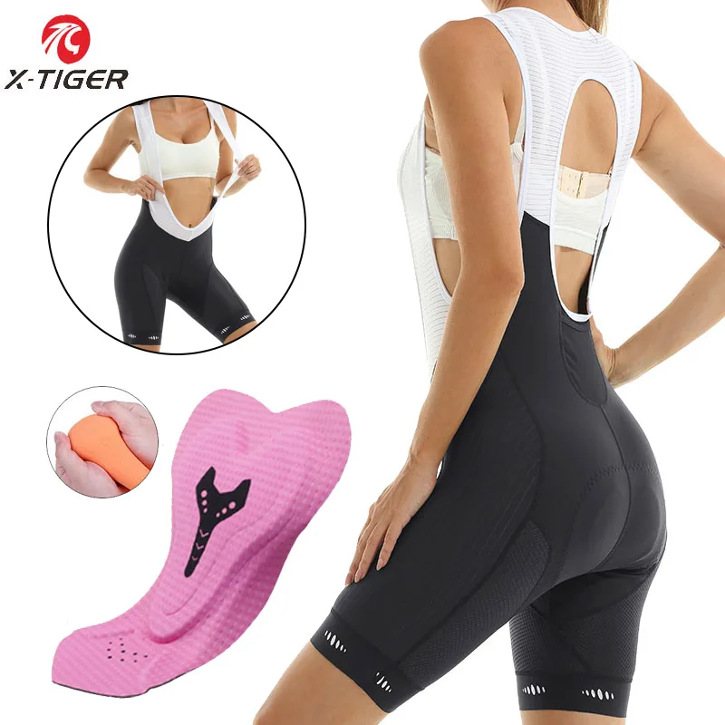X-TIGER feminino ciclismo bib  - Mountain Biking Shorts Women avaliação e preço