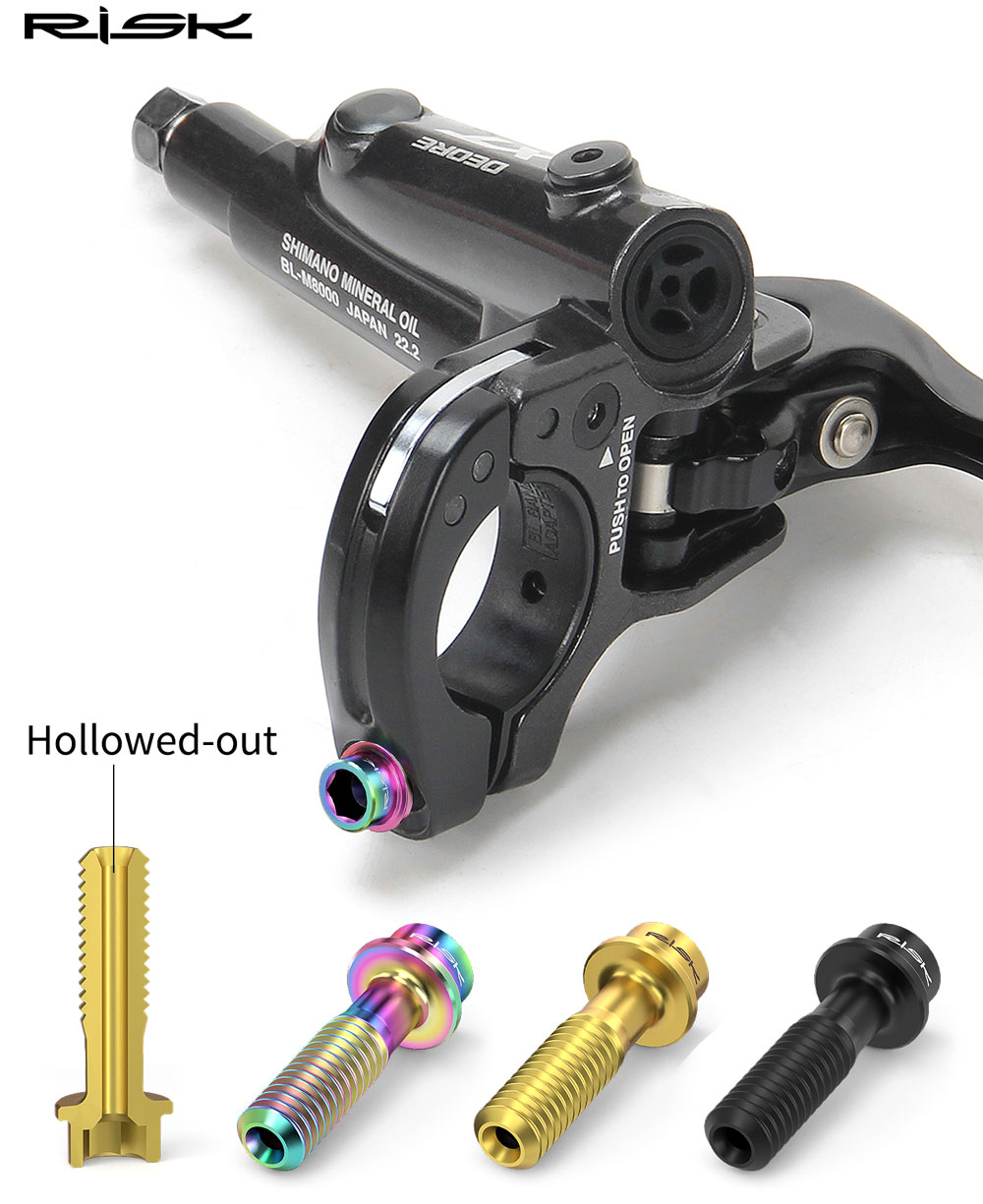 Parafusos de Assento RISK M5x1 - Mountain Biking Tube avaliação e preço